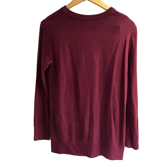 -A NEW DAY- WOMENS LONG SLEEVE FLEECE PULL OVER CREW NECK SIZE SMALL - Picture 2 of 8